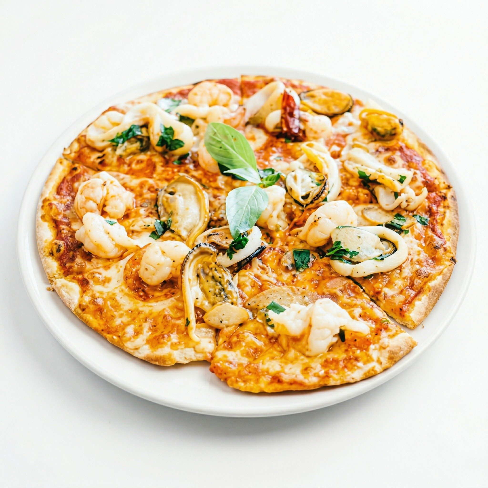 Seafood Pizza.
