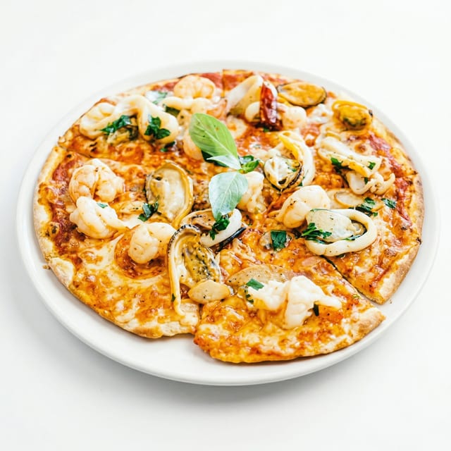 Seafood Pizza.